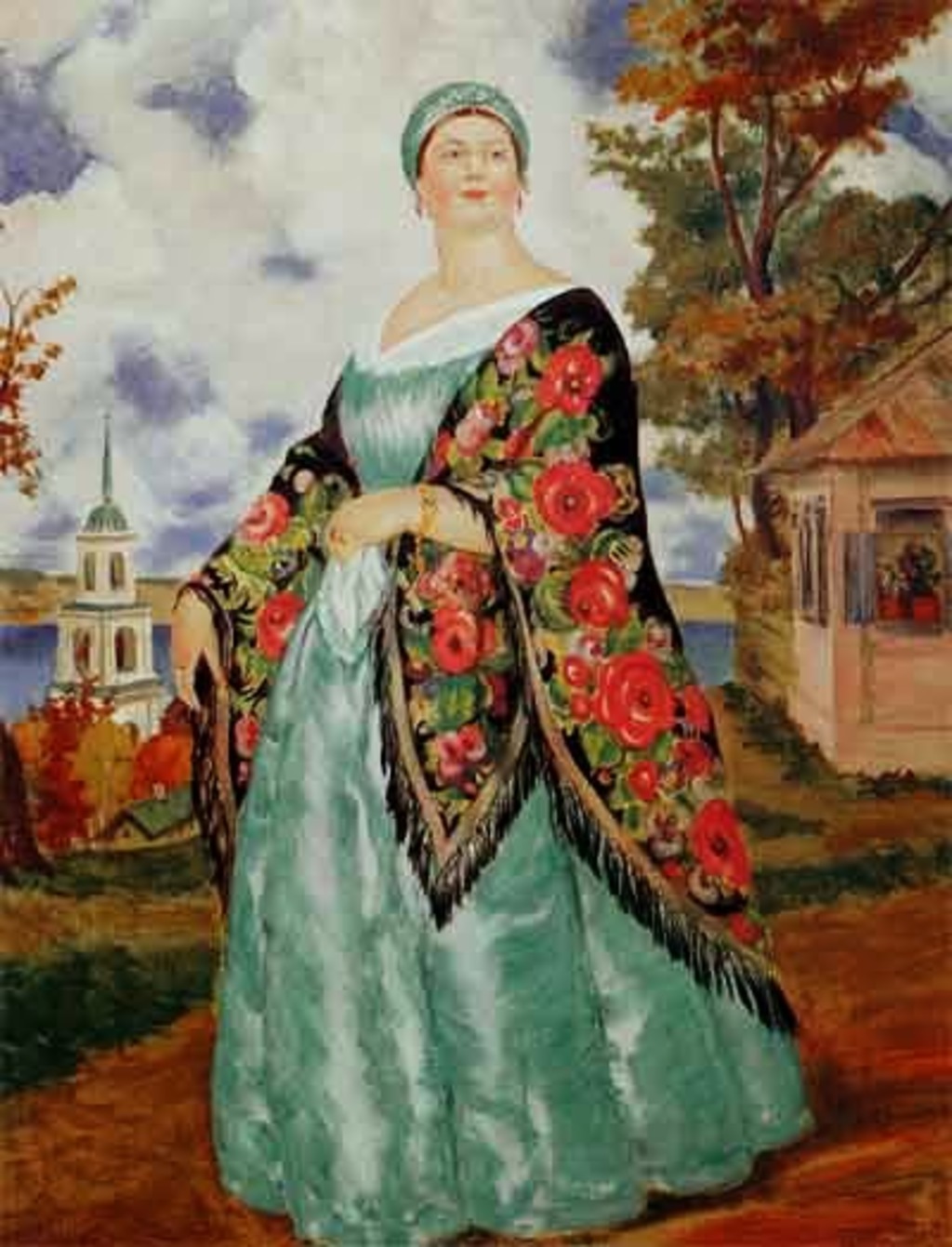 Б.Кустодиев. Купчиха. 1923-1024